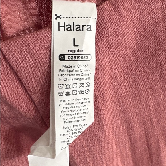 Halara High Waisted Pocket Wide Leg Flowy Solid Palazzo NWT Size L - Picture 12 of 12